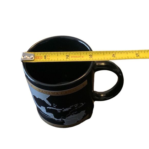 Pre Owned Regal Princess Panama Canal Cruise Coffee Mug Cup Gold Blue - Picture 5 of 11